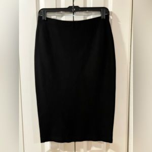 Black pencil skirt